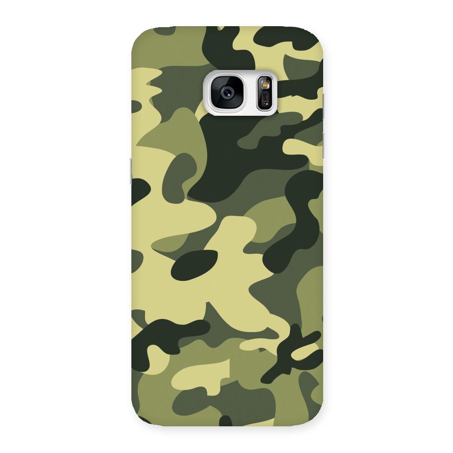 Green Military Pattern Back Case for Galaxy S7 Edge