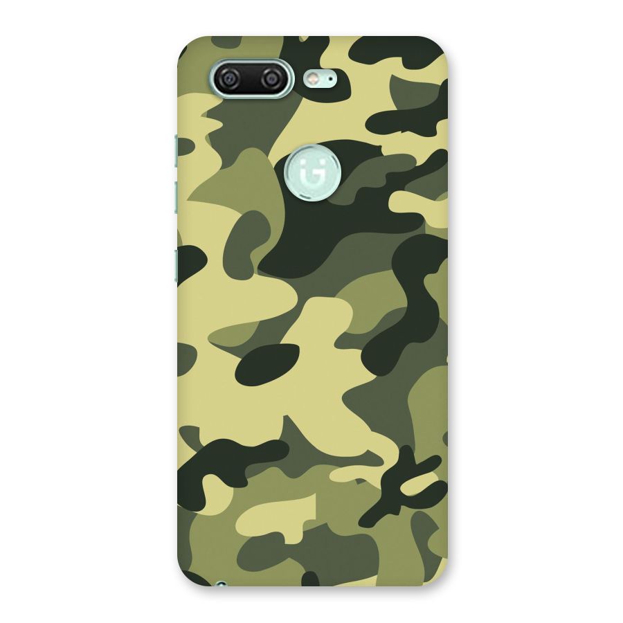 Green Military Pattern Back Case for Gionee S10
