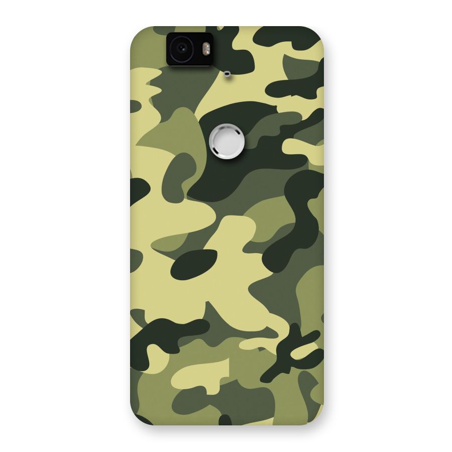 Green Military Pattern Back Case for Google Nexus-6P