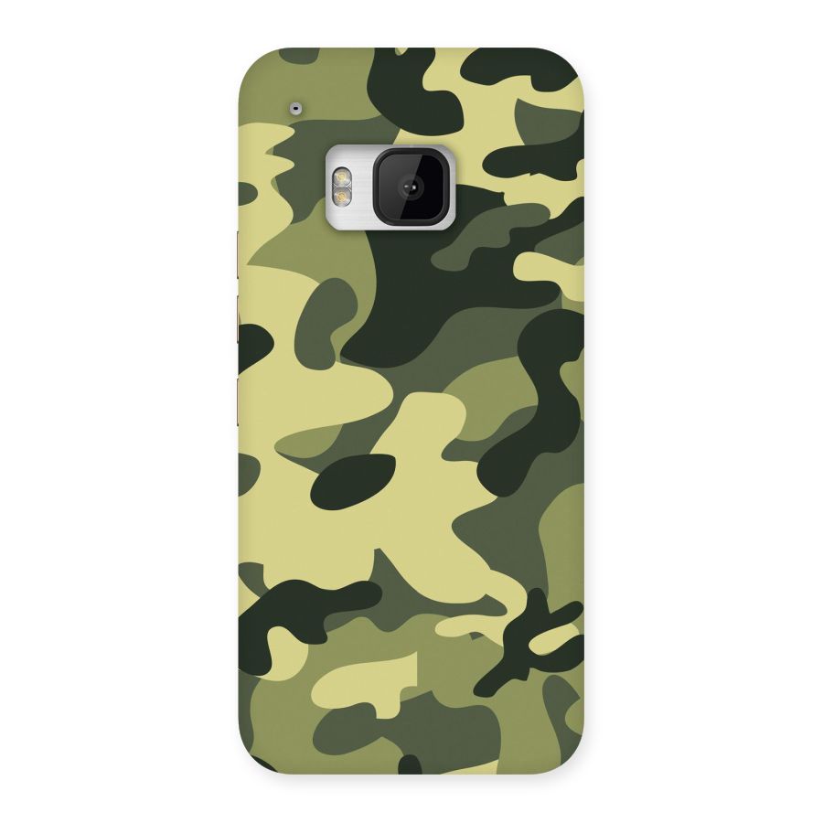 Green Military Pattern Back Case for HTC One M9