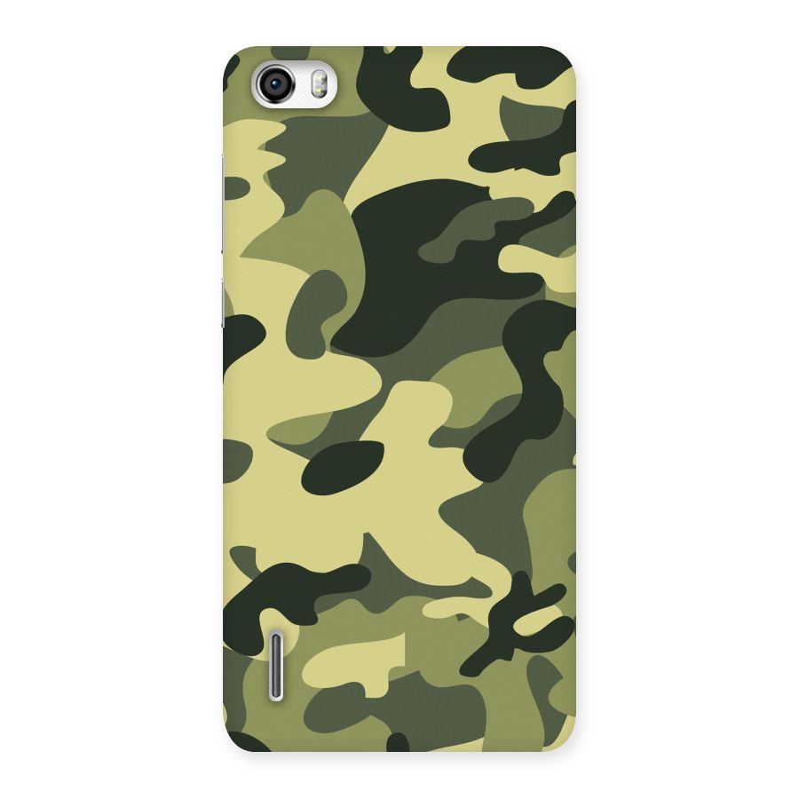 Green Military Pattern Back Case for Honor 6