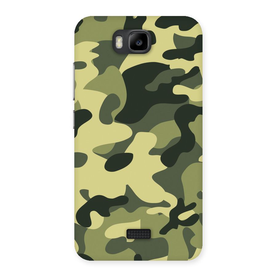 Green Military Pattern Back Case for Honor Bee