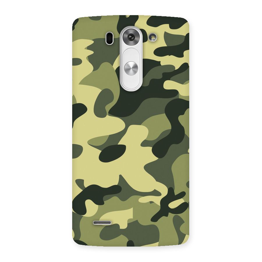 Green Military Pattern Back Case for LG G3 Mini
