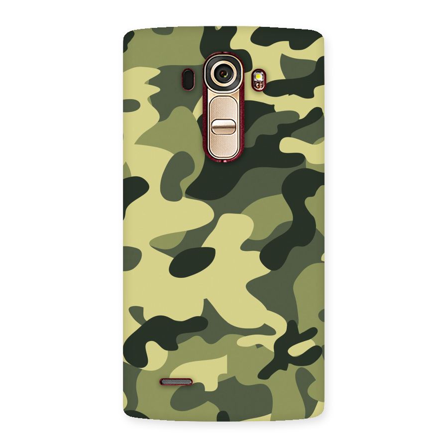 Green Military Pattern Back Case for LG G4
