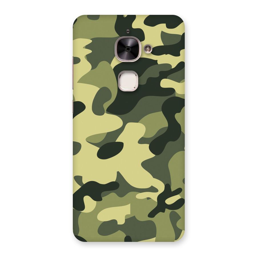Green Military Pattern Back Case for Le 2