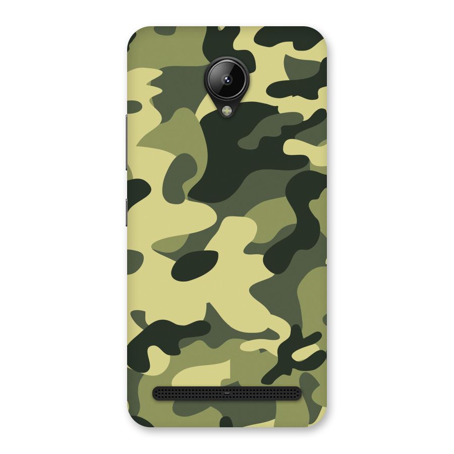 Green Military Pattern Back Case for Lenovo C2