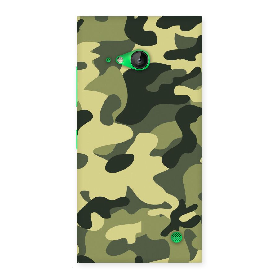 Green Military Pattern Back Case for Lumia 730