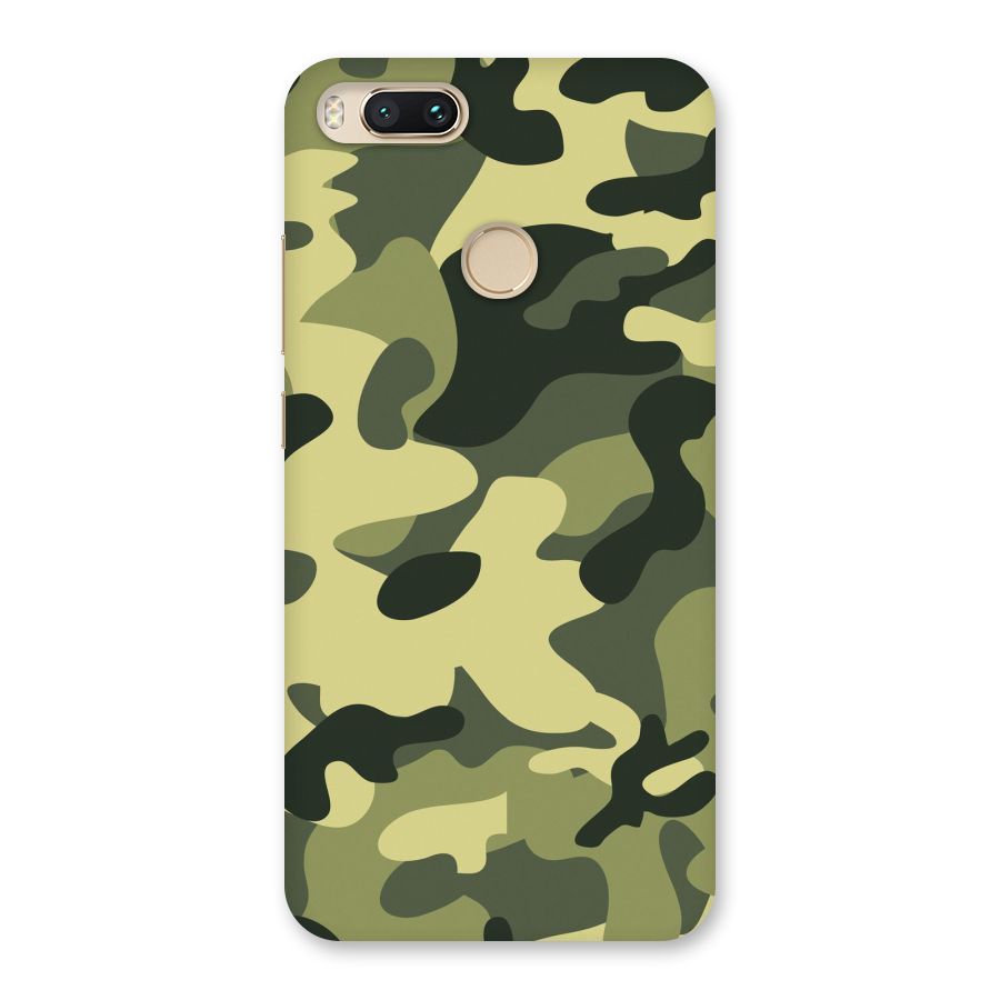 Green Military Pattern Back Case for Mi A1