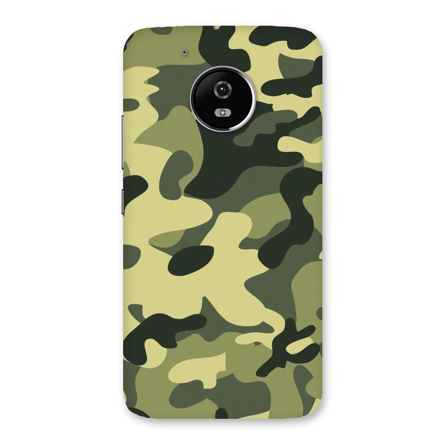 Green Military Pattern Back Case for Moto G5