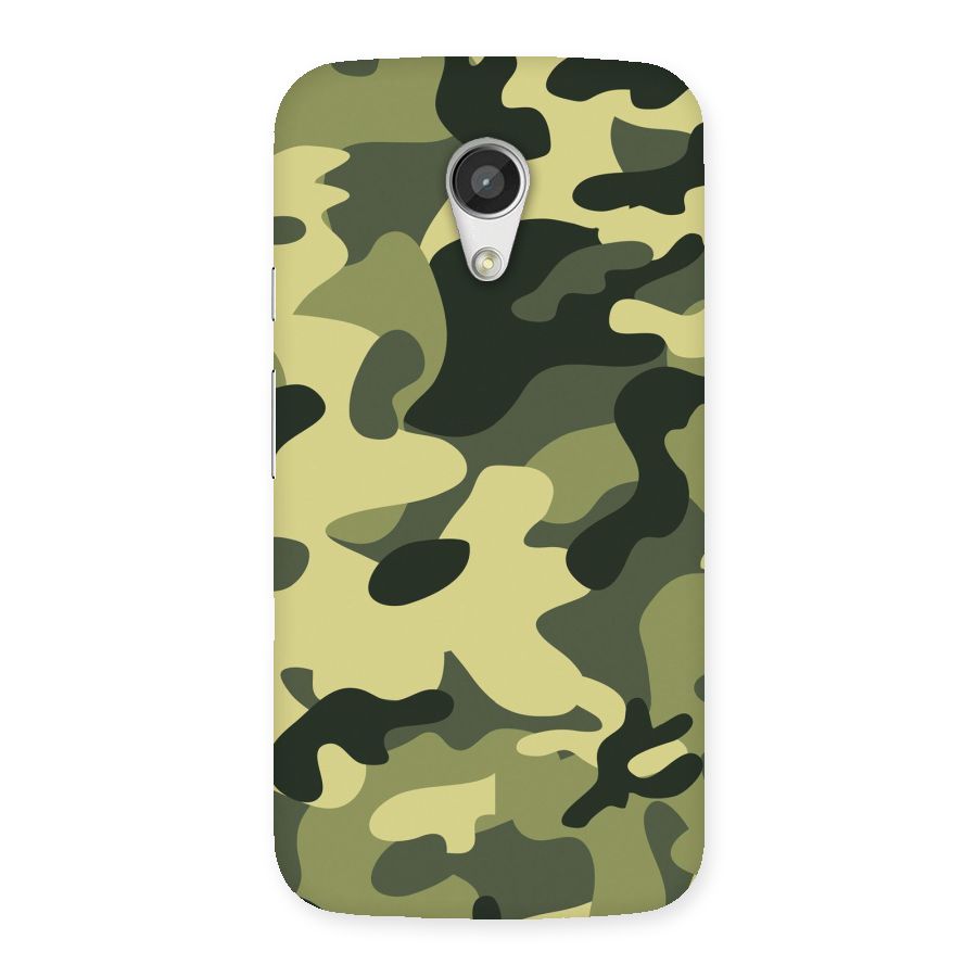 Green Military Pattern Back Case for Moto G 2nd Gen