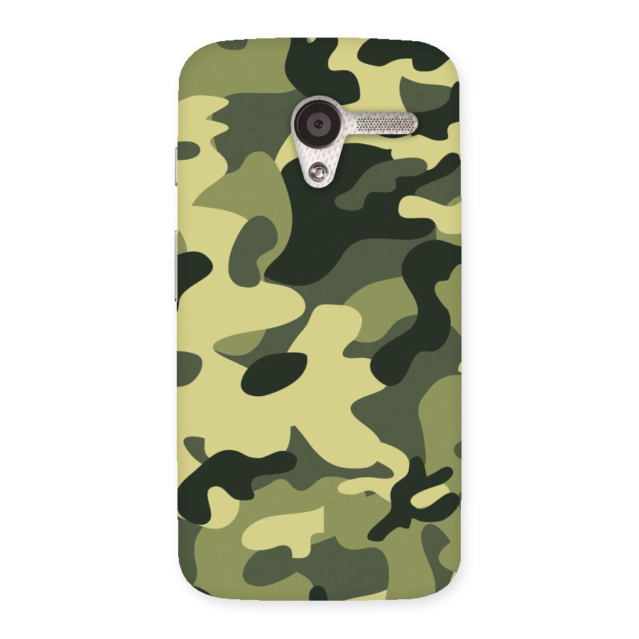 Green Military Pattern Back Case for Moto X