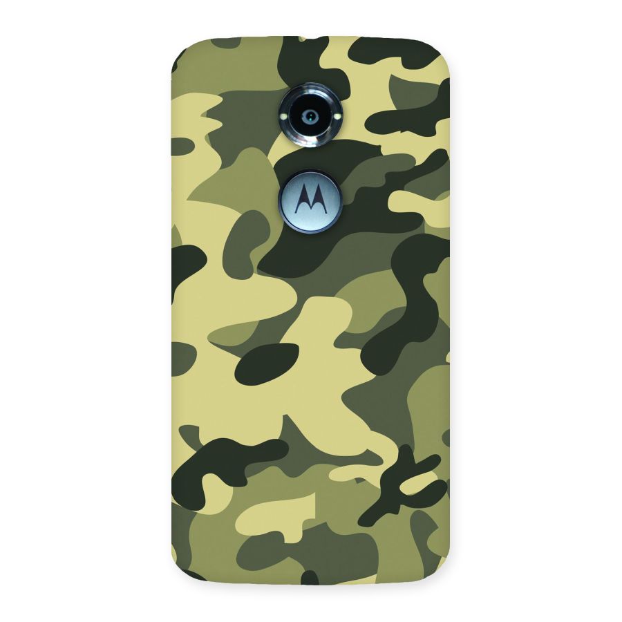 Green Military Pattern Back Case for Moto X 2nd Gen