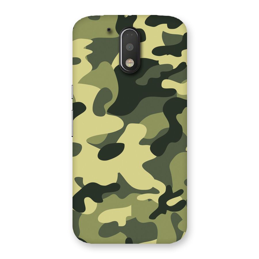 Green Military Pattern Back Case for Motorola Moto G4 Plus