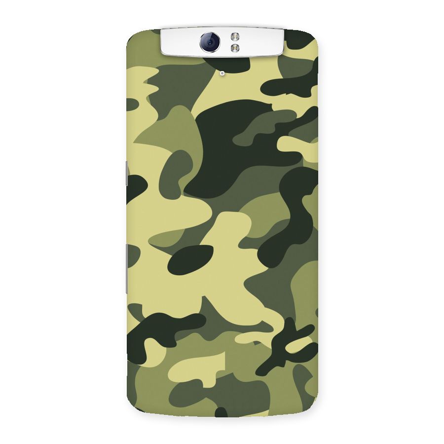 Green Military Pattern Back Case for Oppo N1