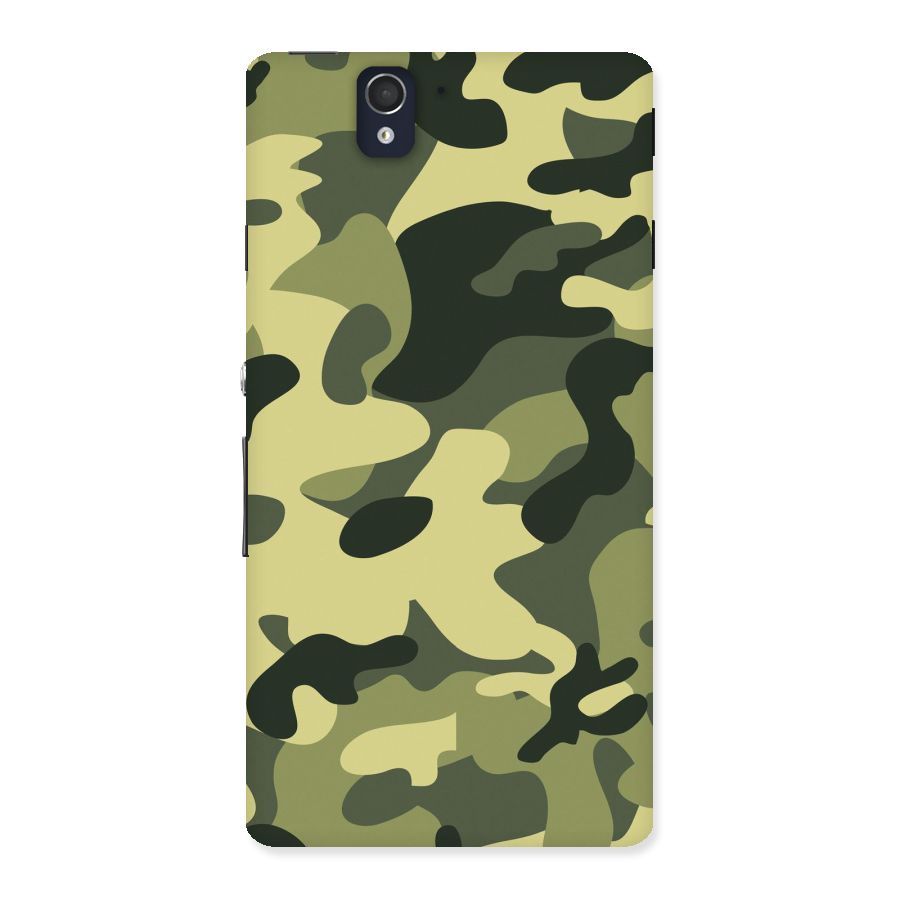 Green Military Pattern Back Case for Sony Xperia Z