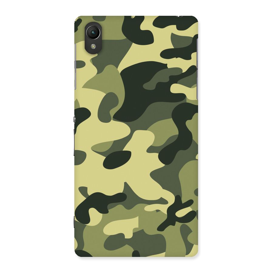 Green Military Pattern Back Case for Sony Xperia Z2