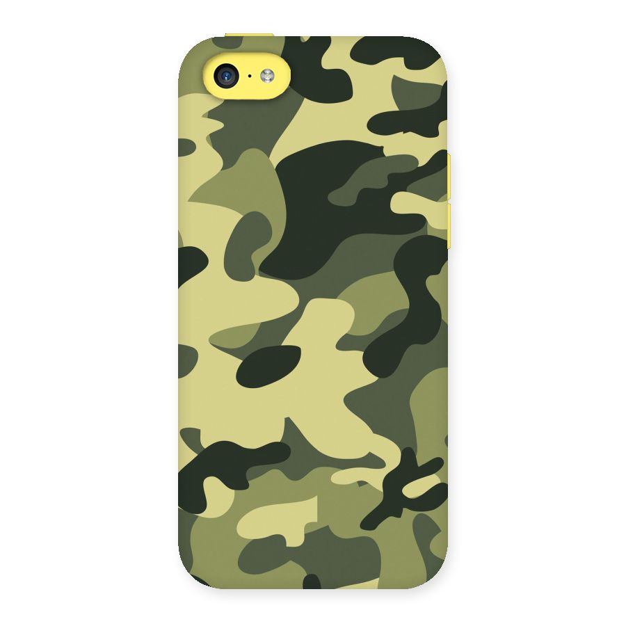 Green Military Pattern Back Case for iPhone 5C