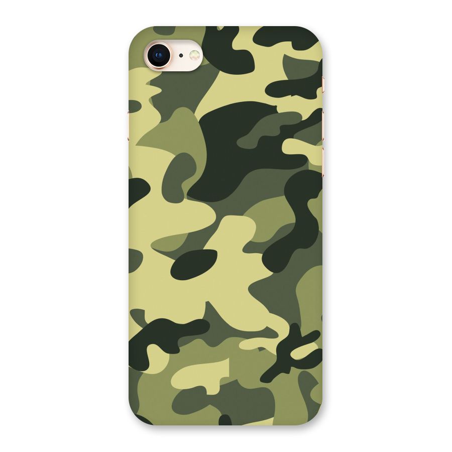Green Military Pattern Back Case for iPhone 8