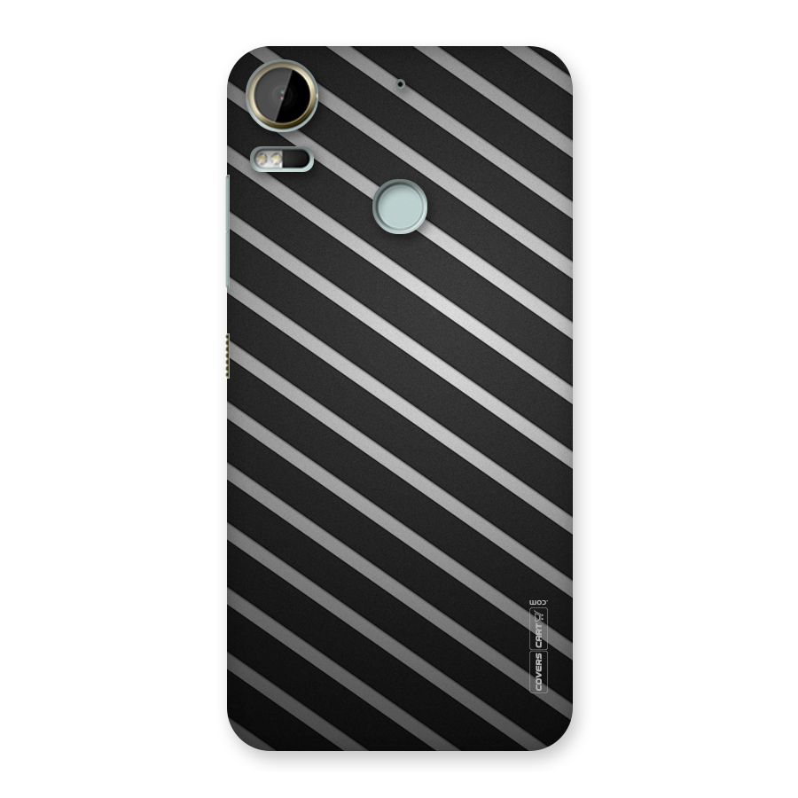 Grey And Black Stripes Back Case for Desire 10 Pro
