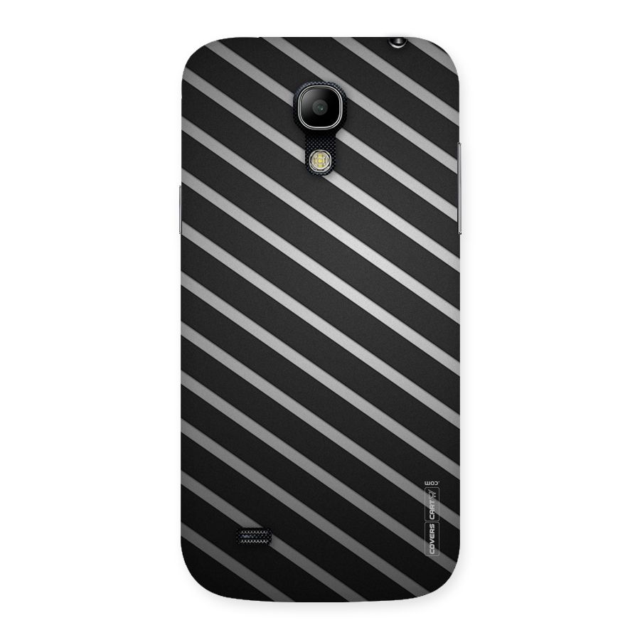 Grey And Black Stripes Back Case for Galaxy S4 Mini