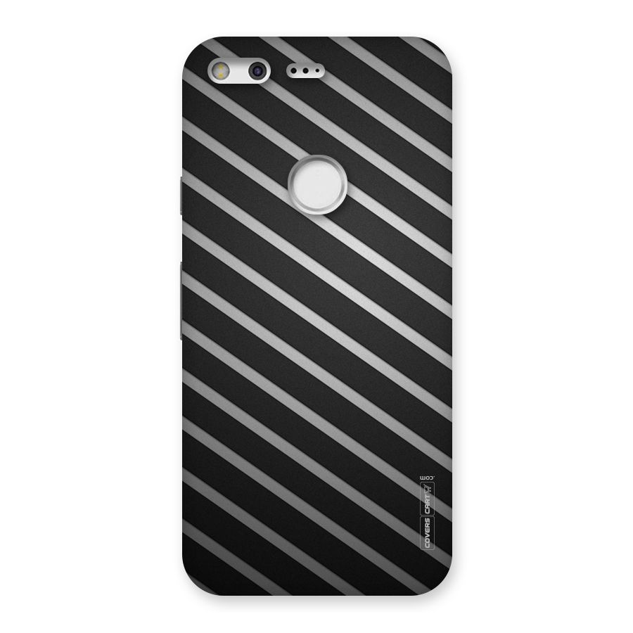 Grey And Black Stripes Back Case for Google Pixel