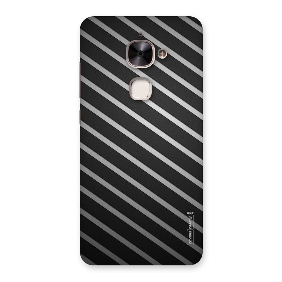 Grey And Black Stripes Back Case for Le 2