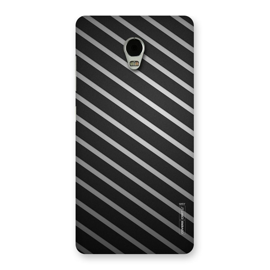 Grey And Black Stripes Back Case for Lenovo Vibe P1
