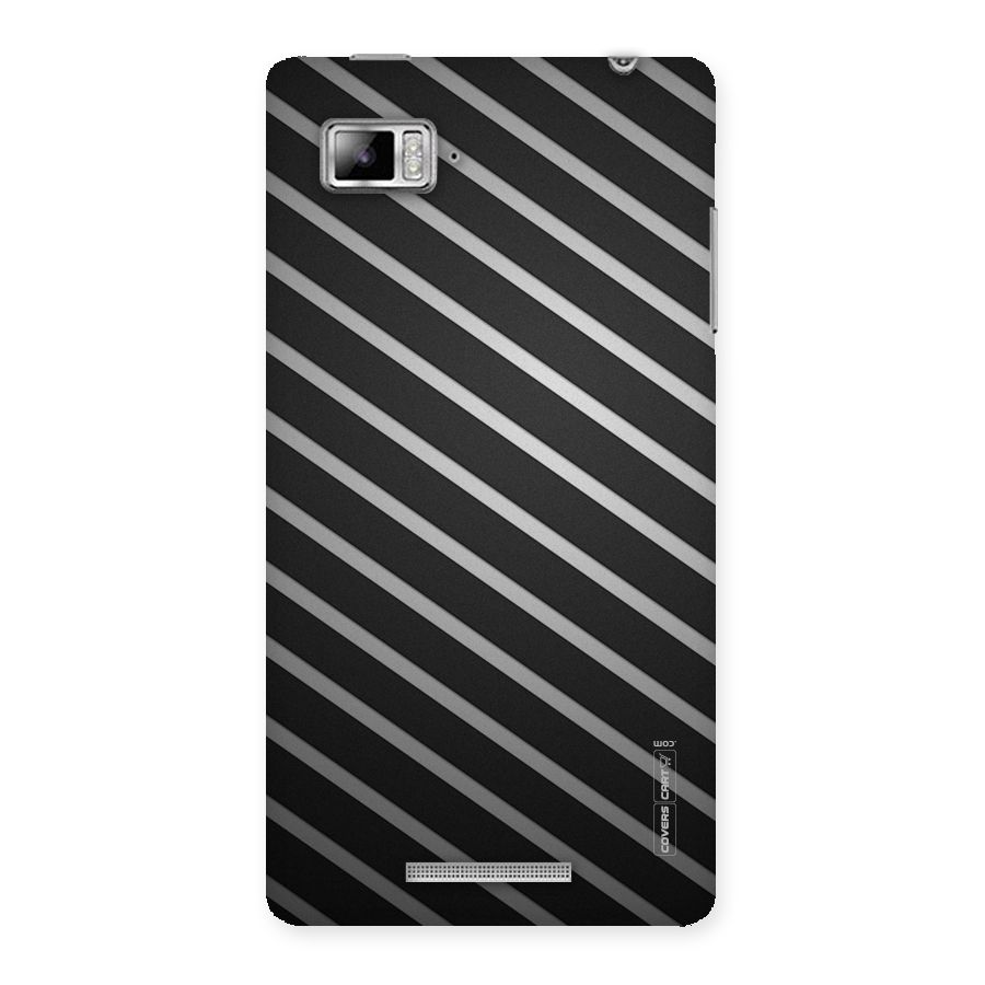 Grey And Black Stripes Back Case for Lenovo Vibe Z K910