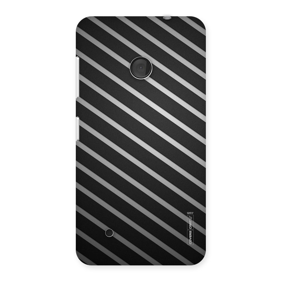 Grey And Black Stripes Back Case for Lumia 530
