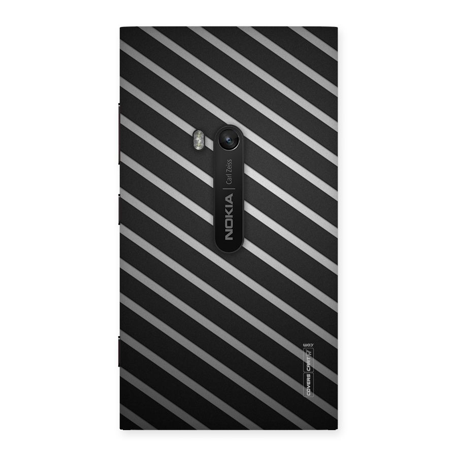 Grey And Black Stripes Back Case for Lumia 920