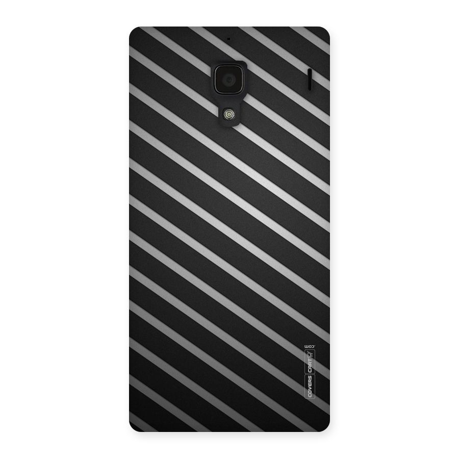 Grey And Black Stripes Back Case for Redmi 1S