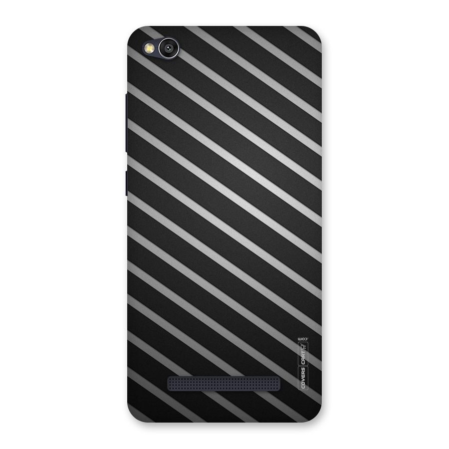 Grey And Black Stripes Back Case for Redmi 4A