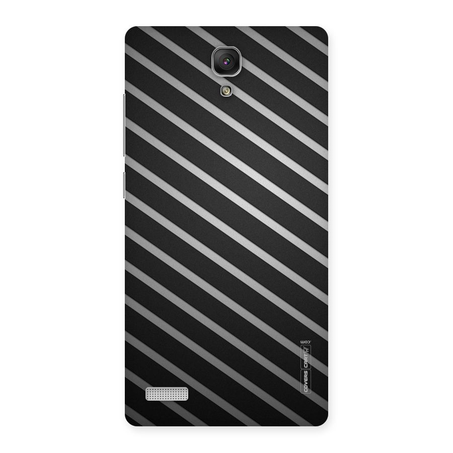 Grey And Black Stripes Back Case for Redmi Note Prime