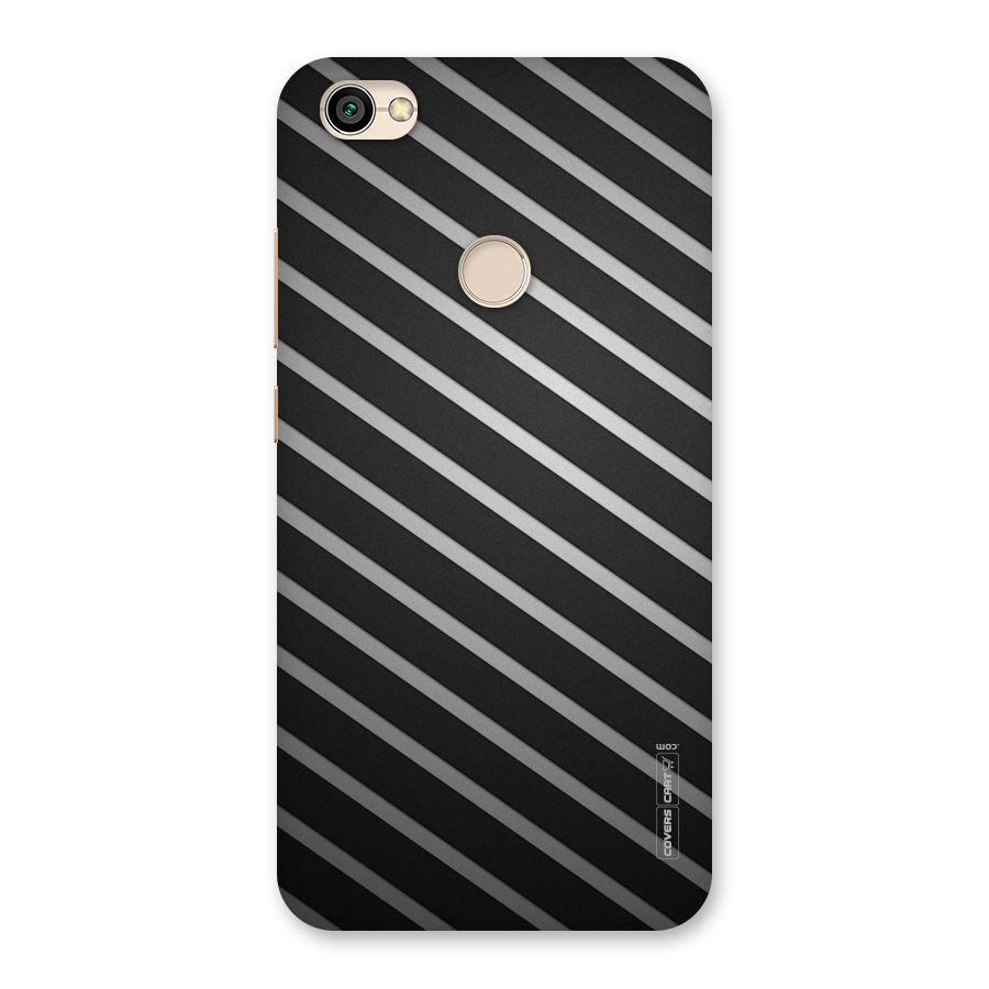 Grey And Black Stripes Back Case for Redmi Y1 2017