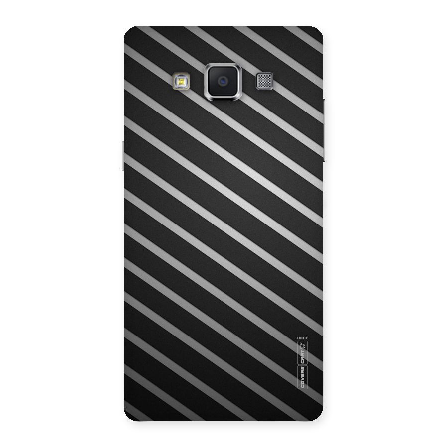 Grey And Black Stripes Back Case for Samsung Galaxy A5