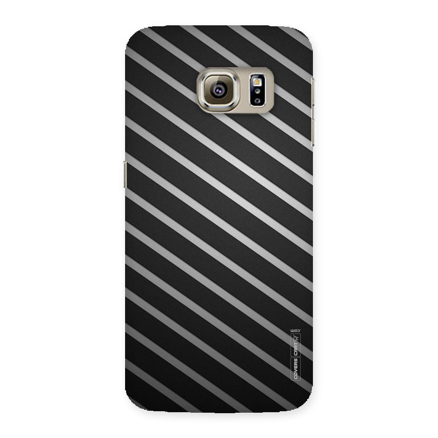 Grey And Black Stripes Back Case for Samsung Galaxy S6 Edge