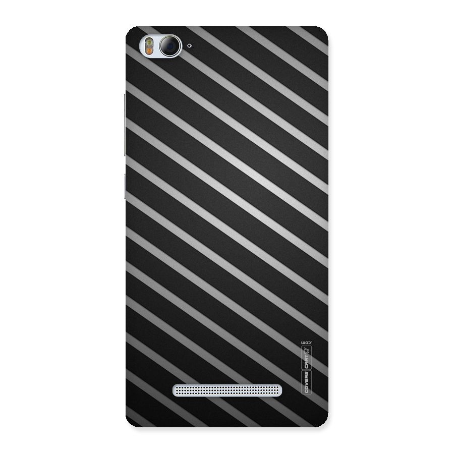 Grey And Black Stripes Back Case for Xiaomi Mi4i