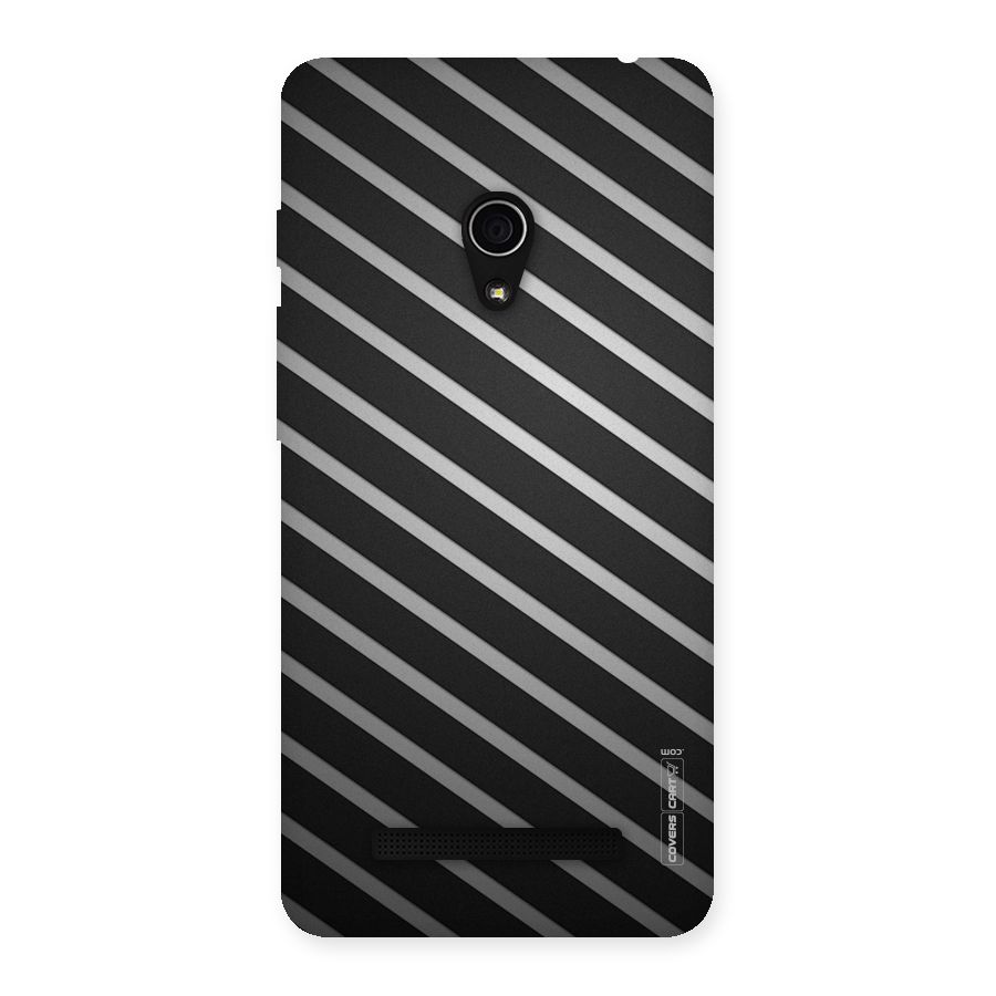 Grey And Black Stripes Back Case for Zenfone 5