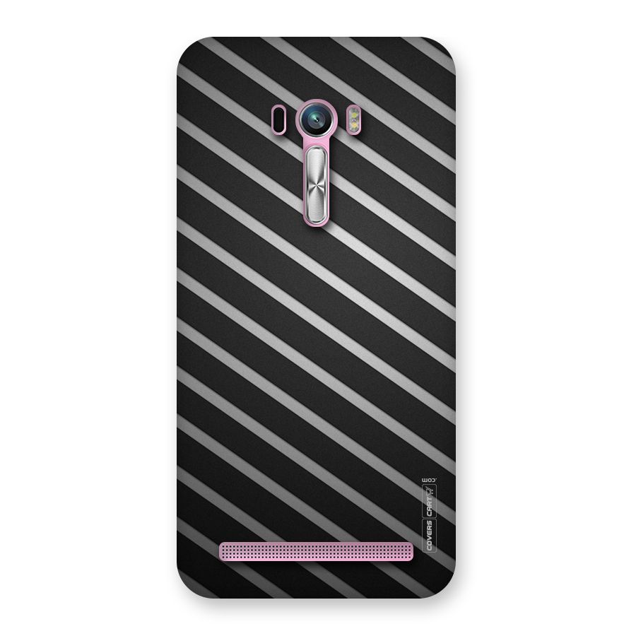 Grey And Black Stripes Back Case for Zenfone Selfie
