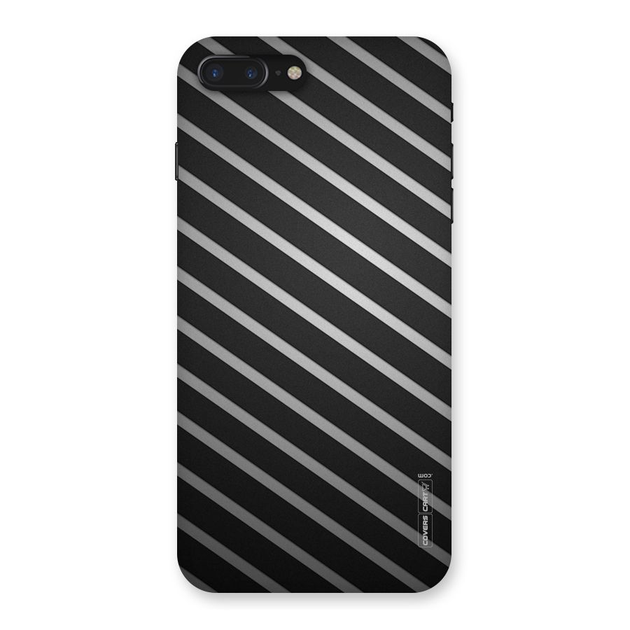 Grey And Black Stripes Back Case for iPhone 7 Plus