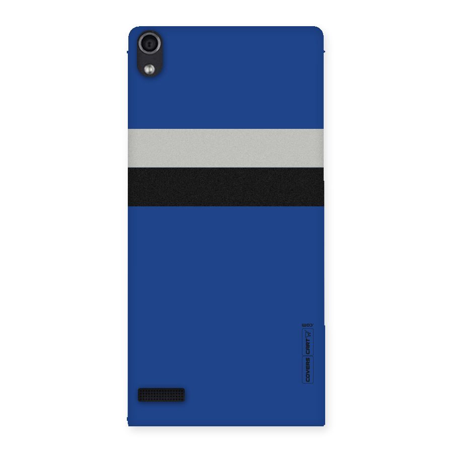 Grey Black Strips Back Case for Ascend P6