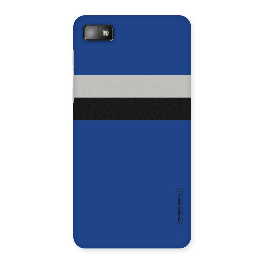 Grey Black Strips Back Case for Blackberry Z10