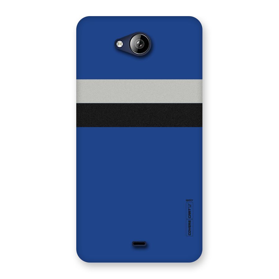 Grey Black Strips Back Case for Canvas Play Q355