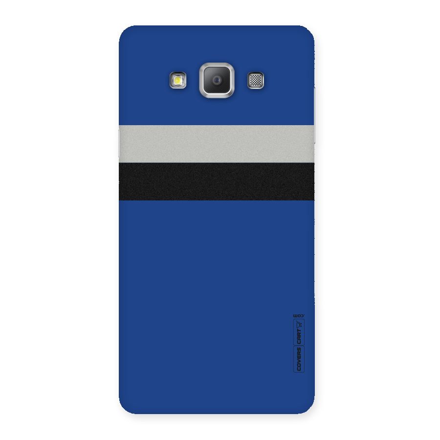 Grey Black Strips Back Case for Galaxy A7