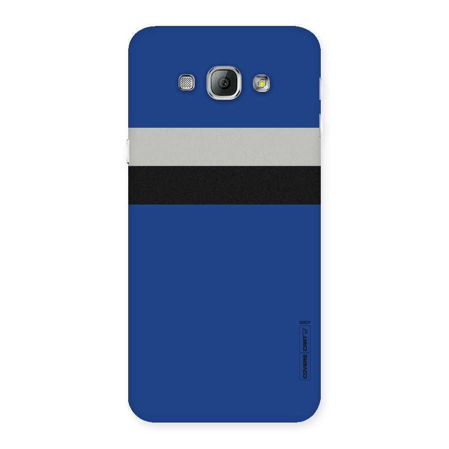 Grey Black Strips Back Case for Galaxy A8