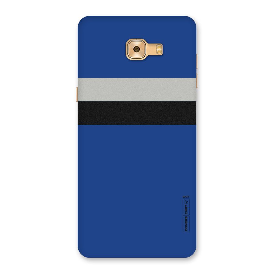 Grey Black Strips Back Case for Galaxy C9 Pro