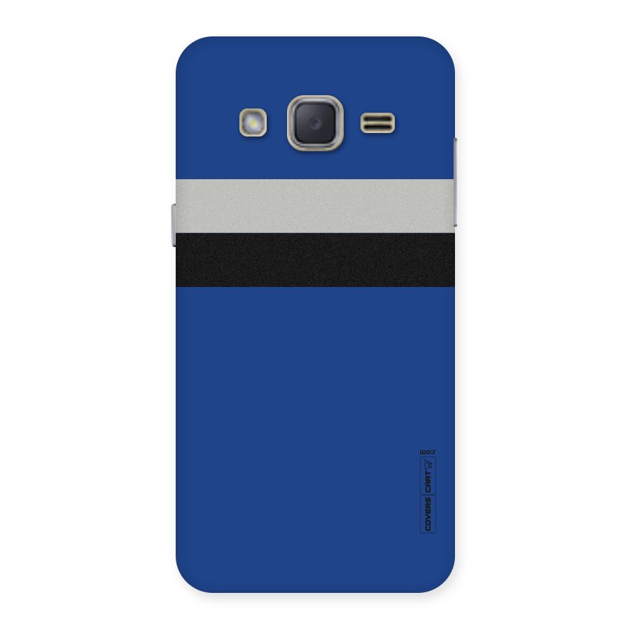 Grey Black Strips Back Case for Galaxy J2