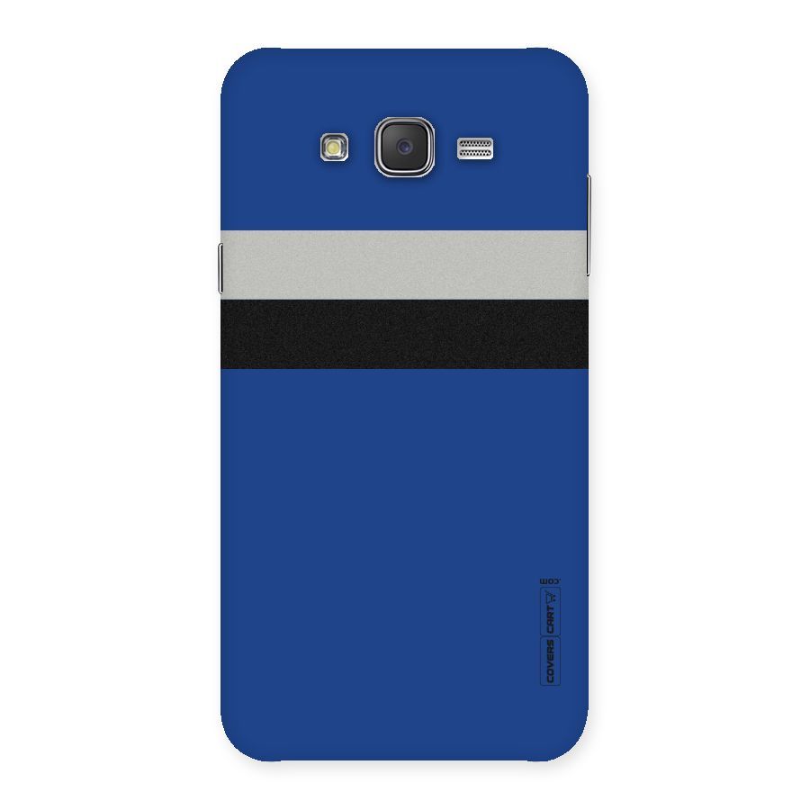 Grey Black Strips Back Case for Galaxy J7