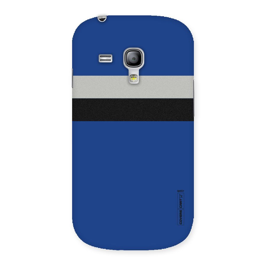 Grey Black Strips Back Case for Galaxy S3 Mini