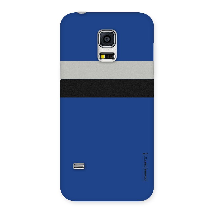 Grey Black Strips Back Case for Galaxy S5 Mini